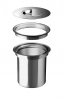 BLANCO 512471 Basket Solon stainl.steel container to be built in flush+the top