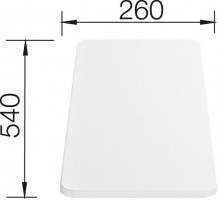 BLANCO 210521 Accessories chopping board plasticic 540x260x20