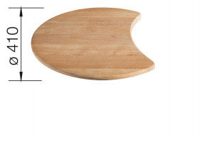 BLANCO 218421 Accessories wooden cutting board for Rondosol, Rondoval, Rondoset