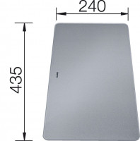 BLANCO 227697 Accessories glass cutting board for sinks under the board