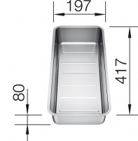 BLANCO 227692 Andano stainless steel bowl accessories