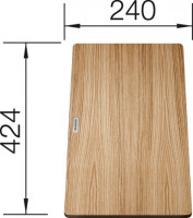 BLANCO 230700 Accessories cutting board ash veneer 424x240