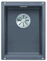 BLANCO 523407 Sink Subline 320-U gray rock InFino manual Silgranit PuraDur