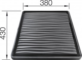 BLANCO 230734 Accessories drain plate for sinks under the plate black-grey