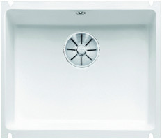 BLANCO 523733 Sink Subline 500-U brilliant white InFino manual PuraPlus