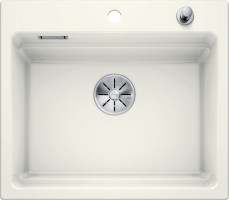 BLANCO 525156 ETAGON 6 bright white InFino sink with PuraPlus® handle