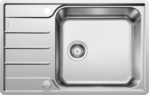 BLANCO 525110 Sink LEMIS XL 6S-IF Compact brushed stainless steel with eccentric