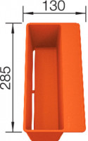 BLANCO 236722 Accessories bowl SITY Box Orange orange - plastic