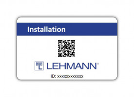 LEHMANN Mifare installation card for Lehmann electronic locks