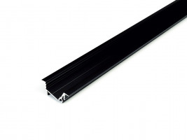 StrongLumio ALU profile for LED Diagonal 14 alu black 1000mm