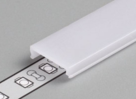 StrongLumio cover strip for LED profiles 14 clip-on milky 2000mm