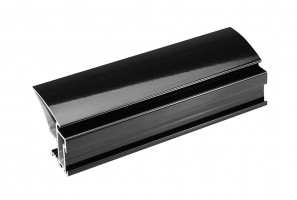 SEVROLL Fox II handle profile 100 mm black gloss