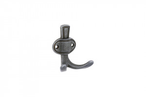 TULIP Hook Rubico antique black + screws