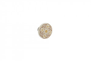 Marella Design Knob Bosa beige porcelain/flower