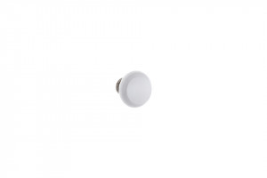 TULIP knob Sara old silver/porcelain white