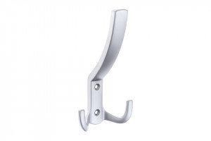 TULIP hook Marcel  XL satin chrome + screws