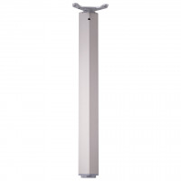 StrongLegs table leg TA001, 820R/60x60mm, imitation stainless steel