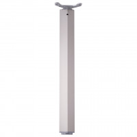 Table leg 1100/80x80 mm, stainless steel