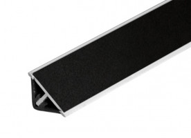 Edge Sealing Strip Barier - SUPER  L20/tr/01 Black matte/ transp. (RAL 9005), 4m