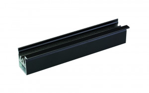 SEVROLL Pax top guide rail 3m black matt