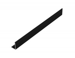 SEVROLL bracket Mini 17x11mm 1,7m black gloss