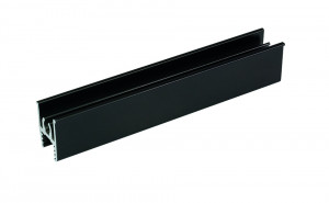 SEVROLL top guide rail 3m black matt