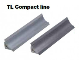 Edge Seal Strip Barier Compact Line Stainless Steel Sanded, 3 m