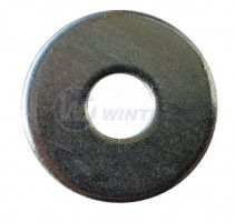Galvanized washer M6 DIN 440 under the wooden structure