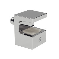 IF-Kristal shelf support for glass chrome