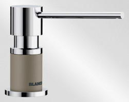 BLANCO 525816 LATO detergent dispenser silgranit tartufo/chrome