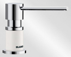 BLANCO 525814 detergent dispenser LATO silgranit white/chrome