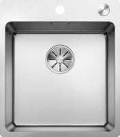 BLANCO 525244 Sink ANDANO 400-IF/A InFino stainl.steel silk gloss+PushControl