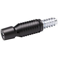 IF-PAD connecting mandrel 8mm/30+11mm black