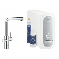 GROHE 31539000 Blue Home starter set L-outlet chrome