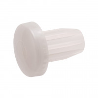 IF-silencer door screw 5mm Bi-material transparent height 2.5mm