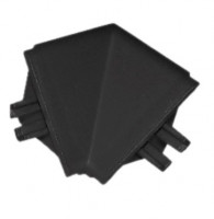 Inner  Corner 90° L20/r/01, Black