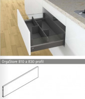 HETTICH 9182250 OrgaStore 810/830 dividing profile 120/2000 anthracite