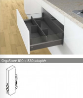 HETTICH 9230268 OrgaStore 810/830 dividing profile holder anthracite