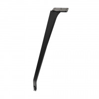 MILADESIGN beveled design table leg ET N42026 black 420 mm