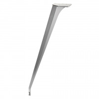 MILADESIGN Beveled design table leg ET N72026 silver 720 mm