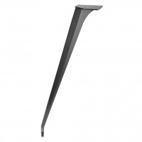 MILADESIGN Beveled design table leg ET N72026 anthracite 720 mm