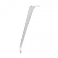 MILADESIGN Beveled design table leg ET N42026 white 420 mm