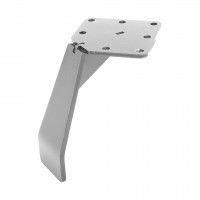 MILADESIGN Beveled furniture leg Etéro ET N13050 silver (RAL9006)