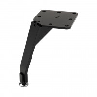 MILADESIGN Beveled furniture leg Etéro ET N13026 black (RAL9005)