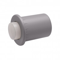 IF-damper door screw Flex 8mm 10x2.6mm gray/transparent