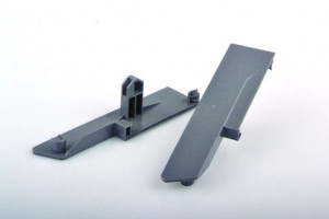 StrongBox front holder of inner drawer H140 for square railing gray