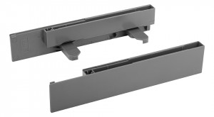 StrongMax 16 holders for glass front for inner drawer 185, dark grey