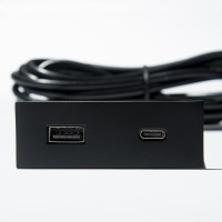 VersaPick, 1x USB A/C, rectangle, black mat