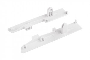 StrongBox front holder of inner drawer H204 for two square relings white