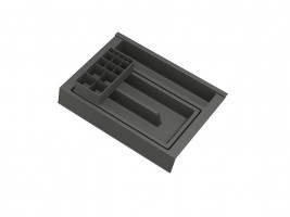 GOLLINUCCI Bathroom organizer with acc. for a depth of 350 mm, anthr. 241x322x85